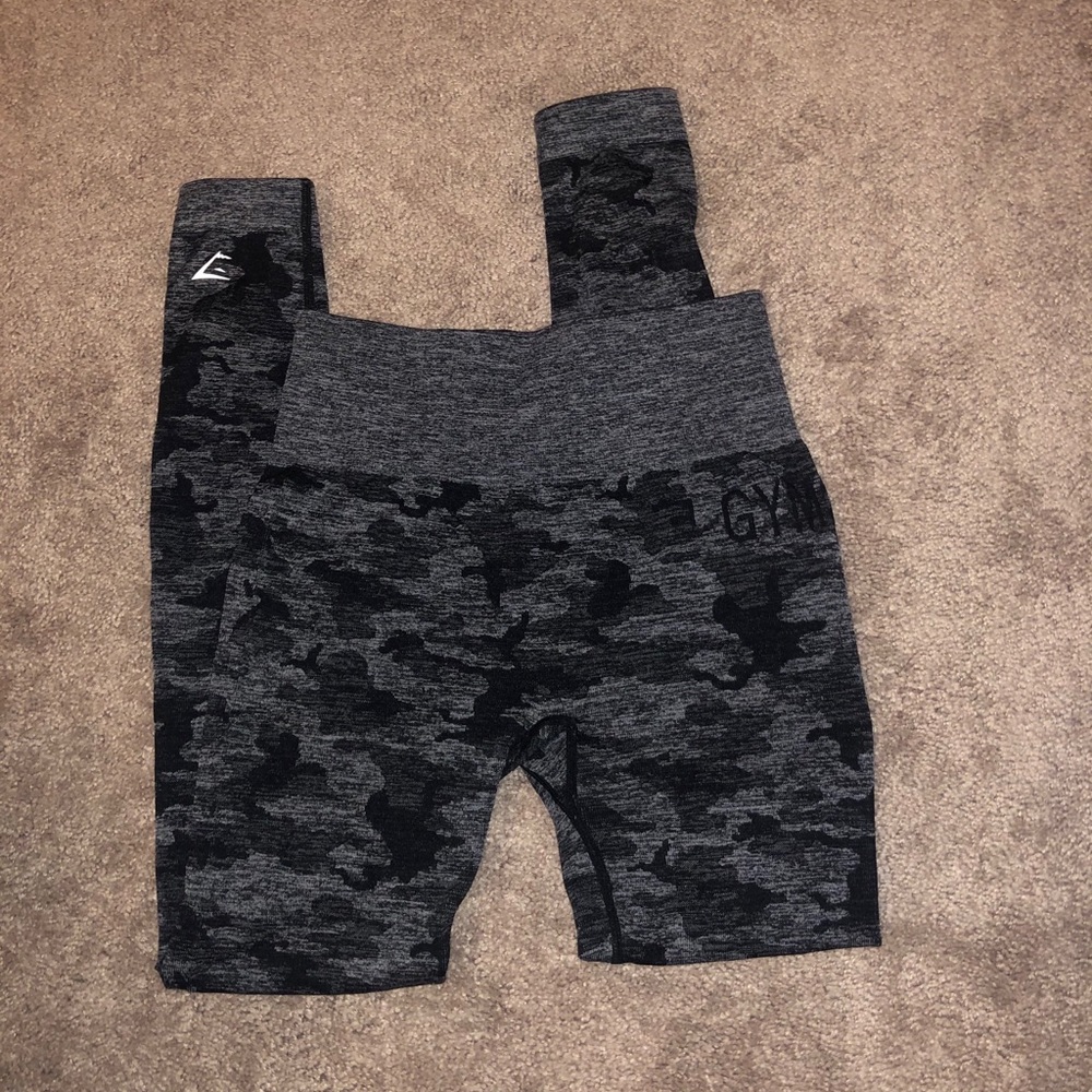 Gymshark Black Camo Leggings